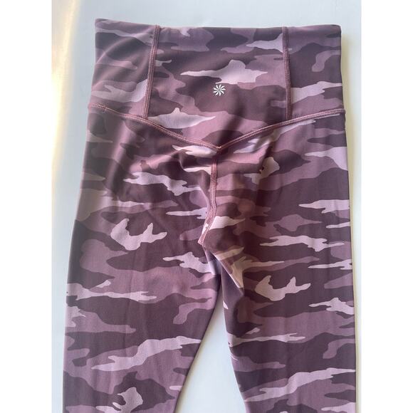 Athleta Elation Camo 7/8 Tight Mauve Pink Size XS - Picture 3 of 10